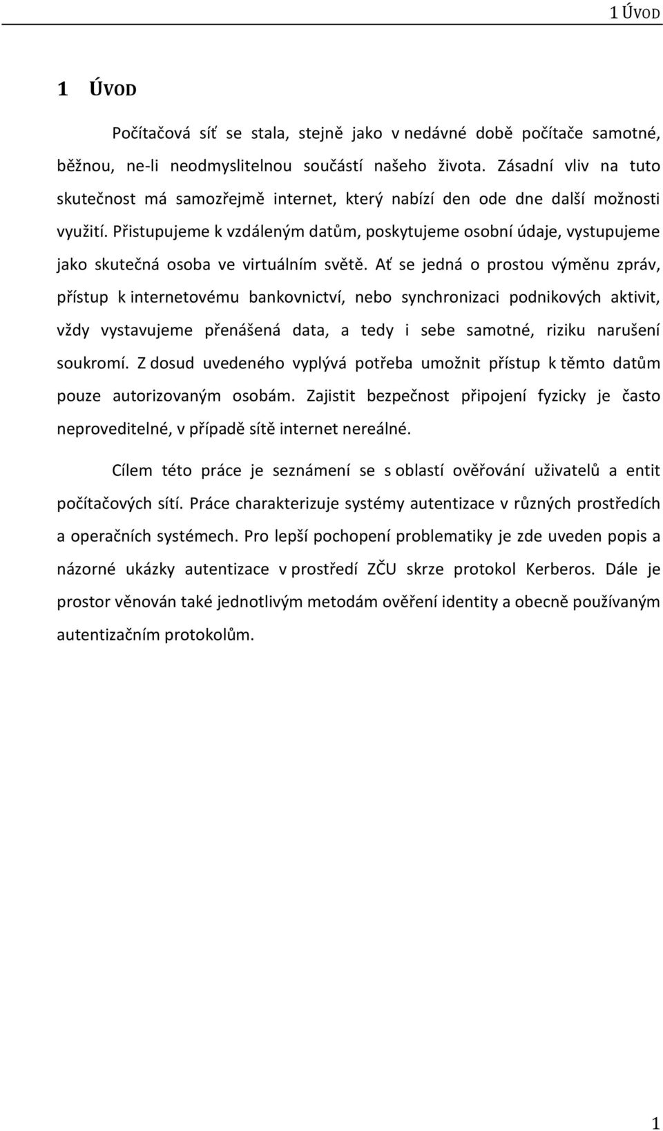 Přistupujeme k vzdáleným datům, poskytujeme osobní údaje, vystupujeme jako skutečná osoba ve virtuálním světě.