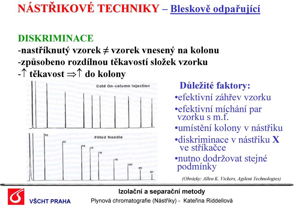 záhřev vzorku efe