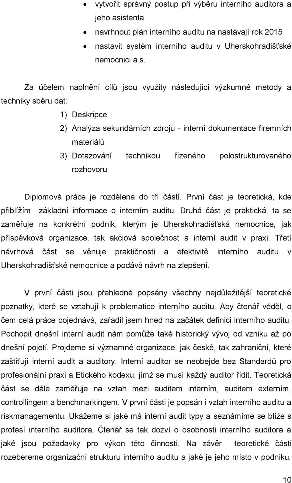 up při výběru interního auditora a jeho asi