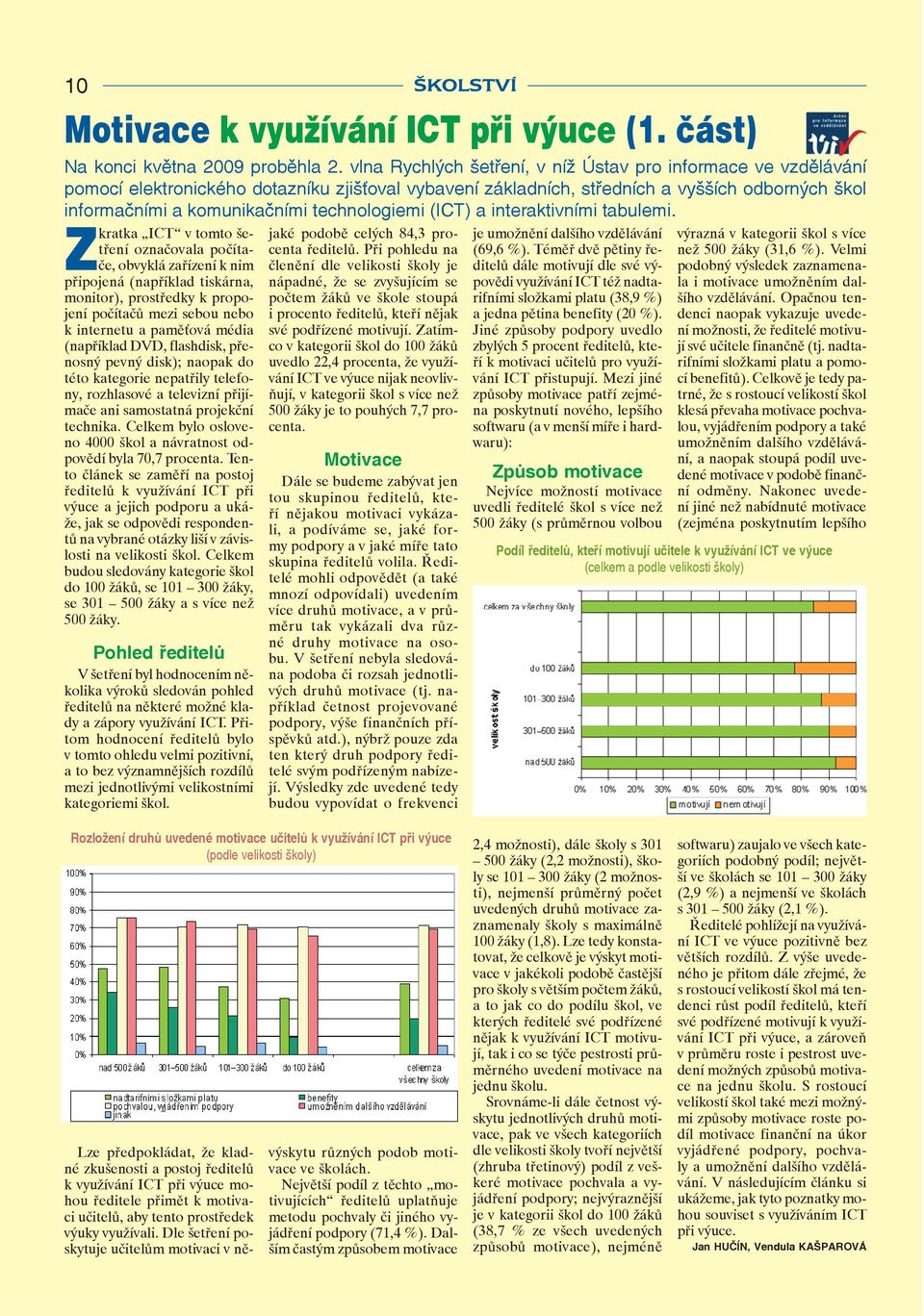 technologiemi (ICT) a interaktivními tabulemi.