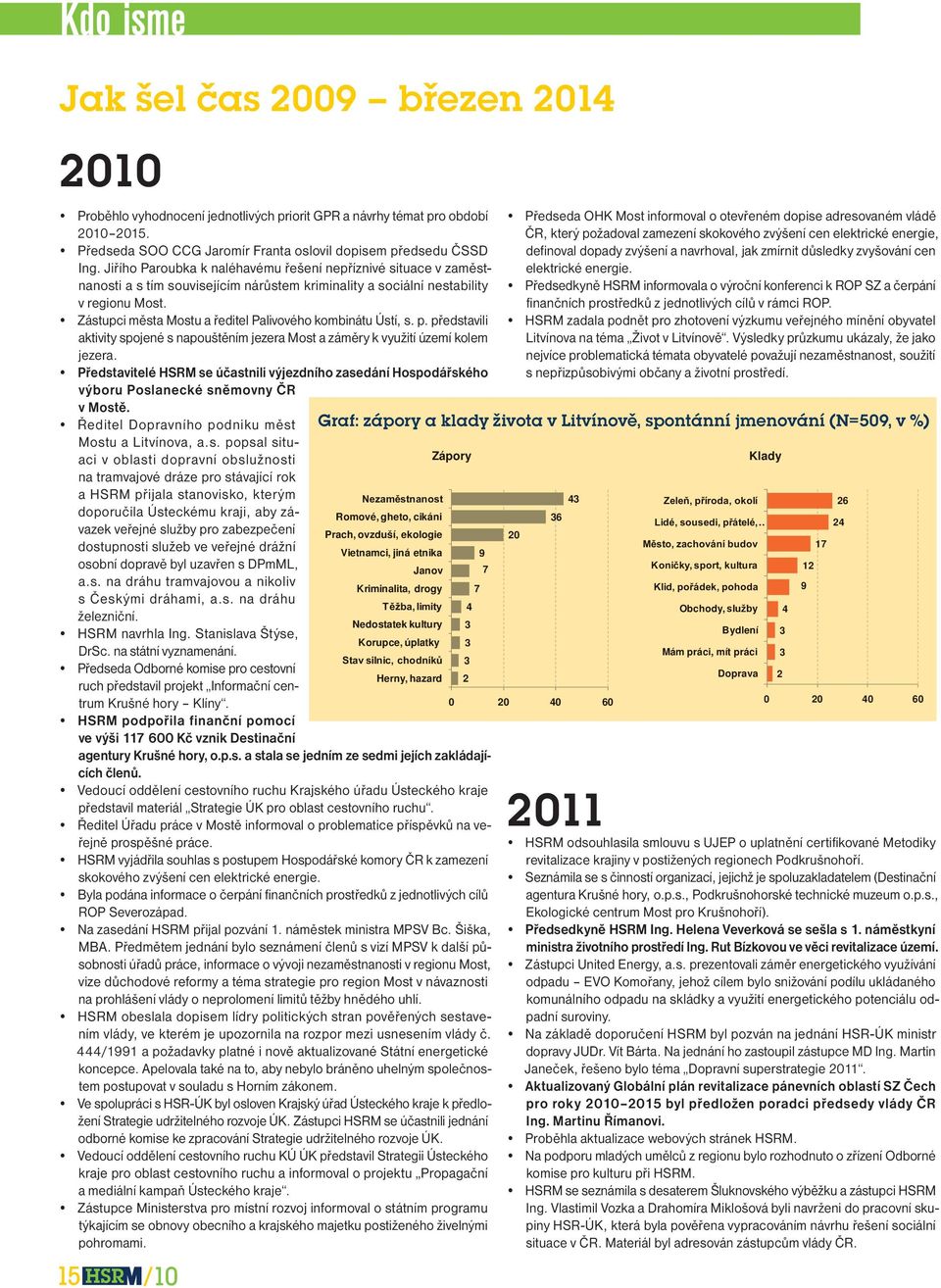 Zástupci města Mostu a ředitel Palivového kombinátu Ústí, s. p. představili aktivity spojené s napouštěním jezera Most a záměry k využití území kolem jezera.