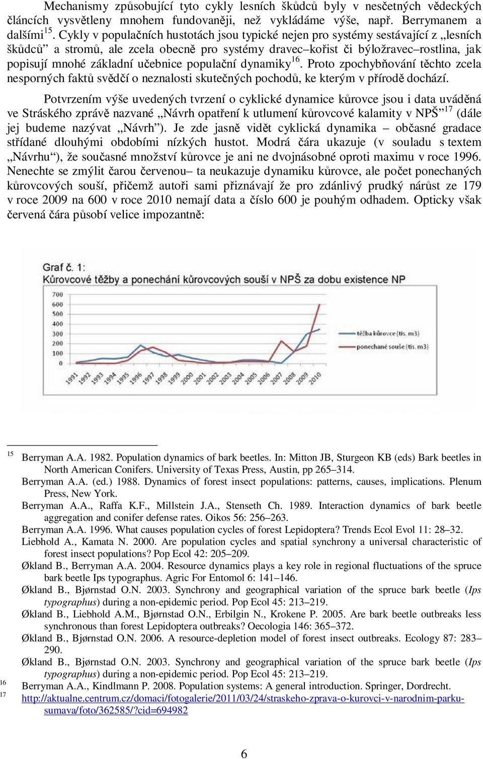 učebnice populační dynamiky 16. Proto zpochybňování těchto zcela nesporných faktů svědčí o neznalosti skutečných pochodů, ke kterým v přírodě dochází.