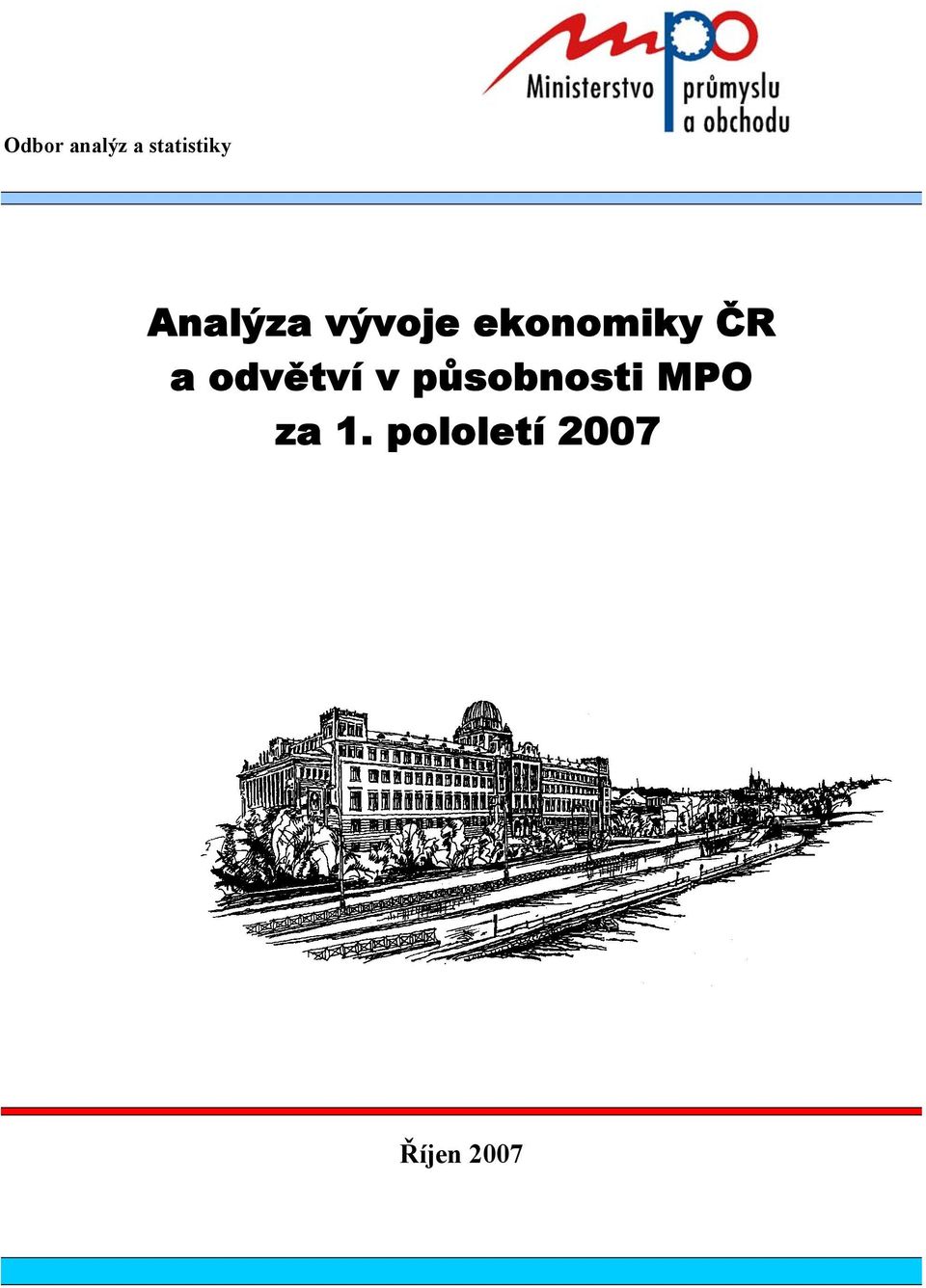 a odvětví v působnosti MPO