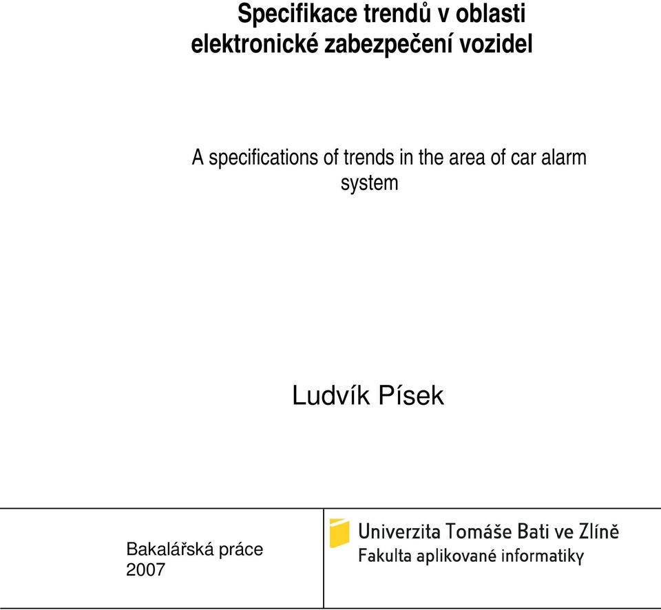 specifications of trends in the area