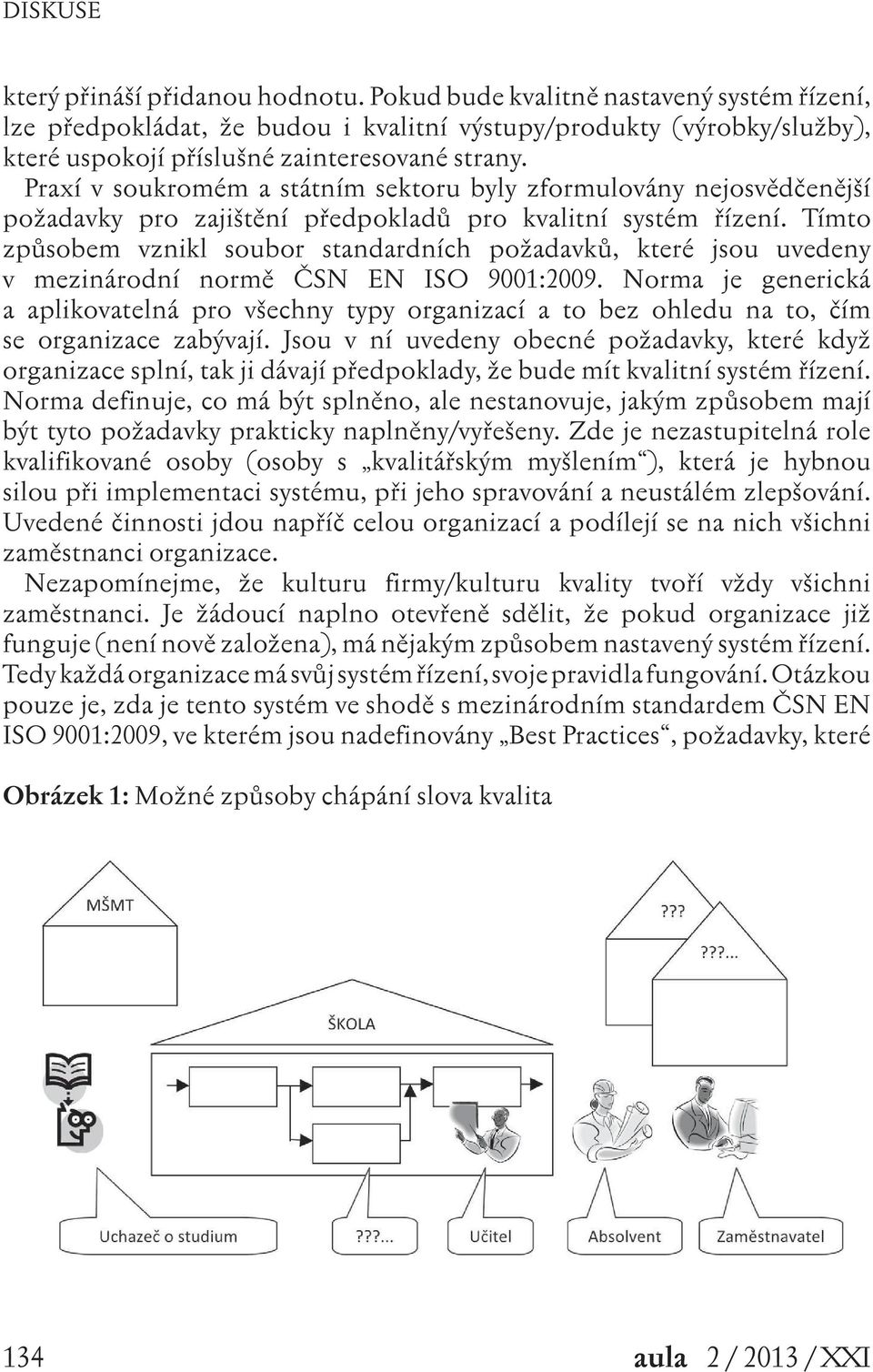 Tímto způsobem vznikl soubor standardních požadavků, které jsou uvedeny v mezinárodní normě ČSN EN ISO 9001:2009.