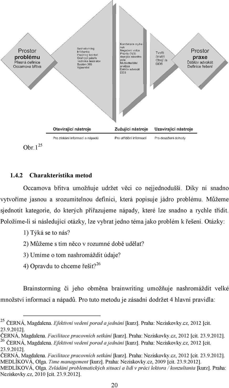 2) Můžeme s tím něco v rozumné době udělat? 3) Umíme o tom nashromáždit údaje? 4) Opravdu to chceme řešit?