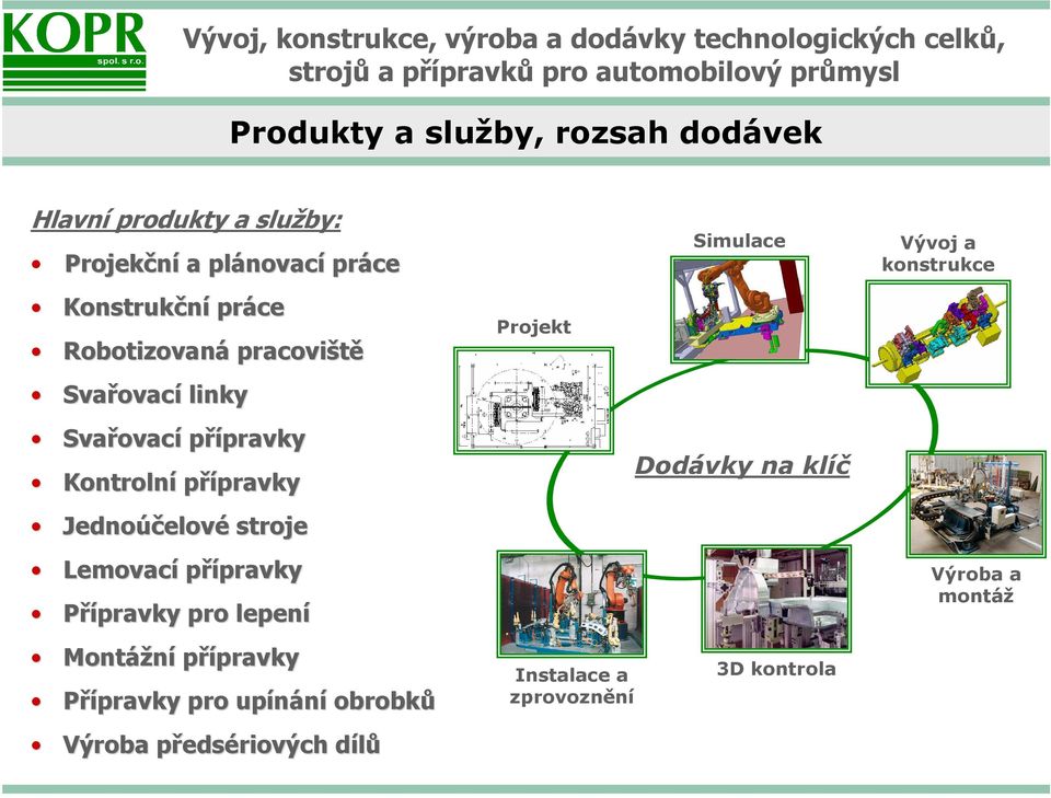 elové stroje Lemovací přípravkypravky Přípravky pro lepení Montážní přípravkypravky Přípravky pro upínání obrobků