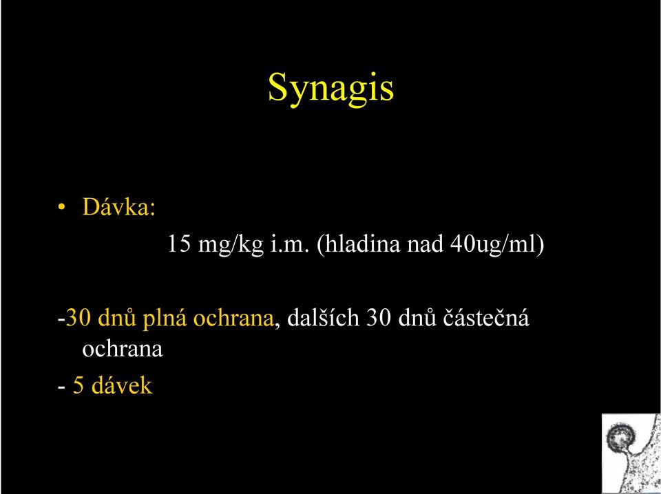 (hladina nad 40ug/ml) -30