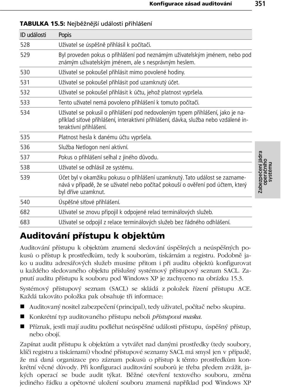 531 Uživatel se pokoušel p ihlásit pod uzamknutý ú et. 532 Uživatel se pokoušel p ihlásit k ú tu, jehož platnost vypršela. 533 Tento uživatel nemá povoleno p ihlášení k tomuto po íta i.