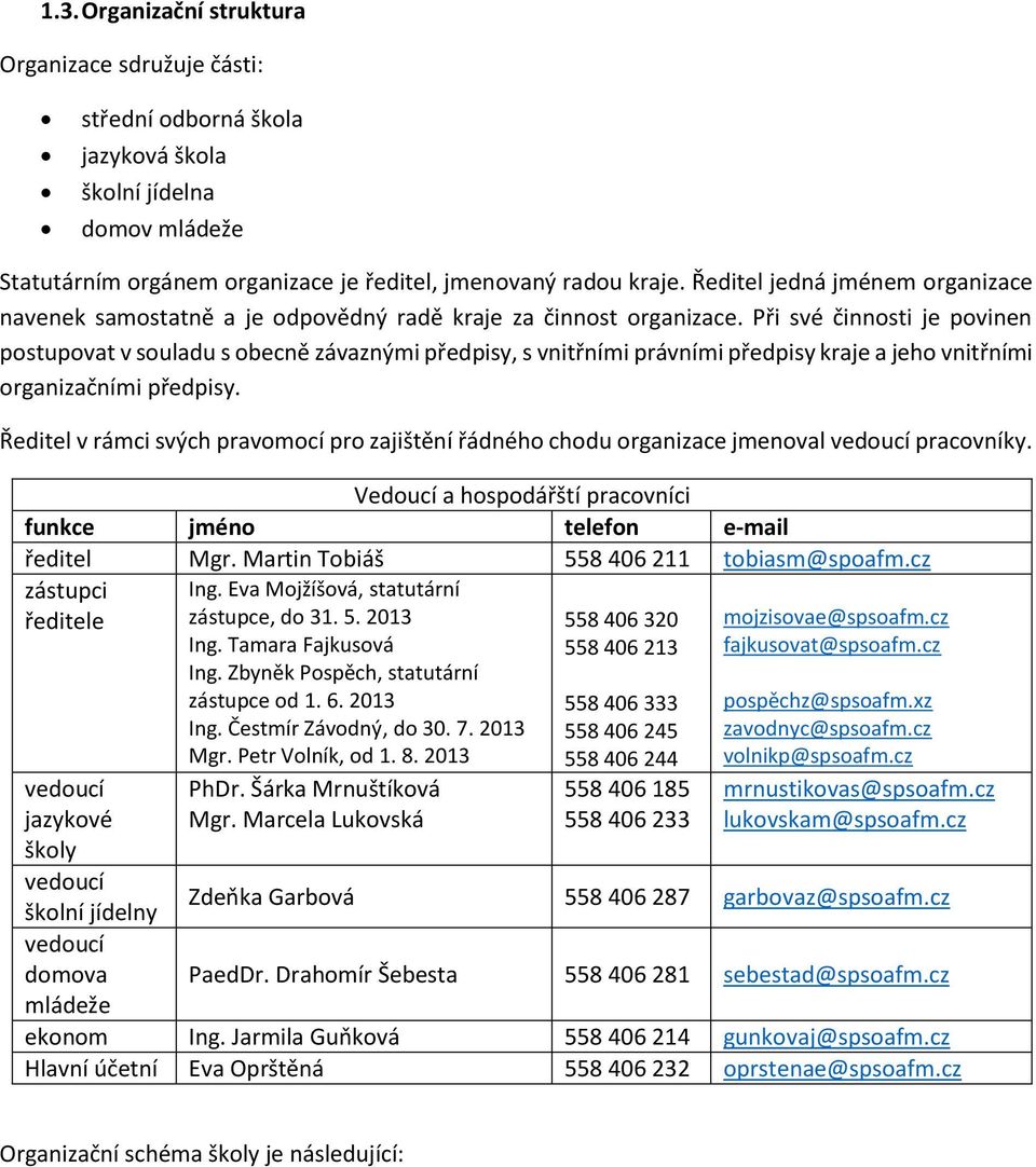 Při své činnosti je povinen postupovat v souladu s obecně závaznými předpisy, s vnitřními právními předpisy kraje a jeho vnitřními organizačními předpisy.