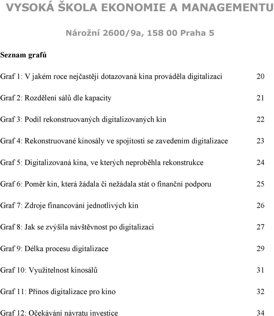 rekonstrukce 24 Graf 6: Poměr kin, která ţádala či neţádala stát o finanční podporu 25 Graf 7: Zdroje financování jednotlivých kin 26 Graf 8: Jak se zvýšila