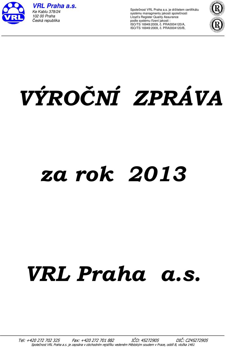 VRL Praha a.s.