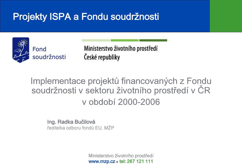v ČR v období 2000-2006 Ing.