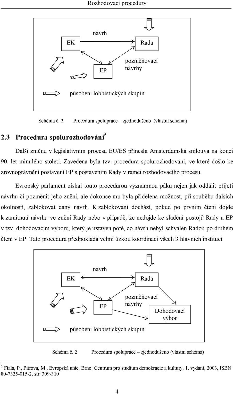 procedura spolurozhodování, ve které do lo ke zrovnoprávn ní postavení EP s postavením Rady v rámci rozhodovacího procesu.