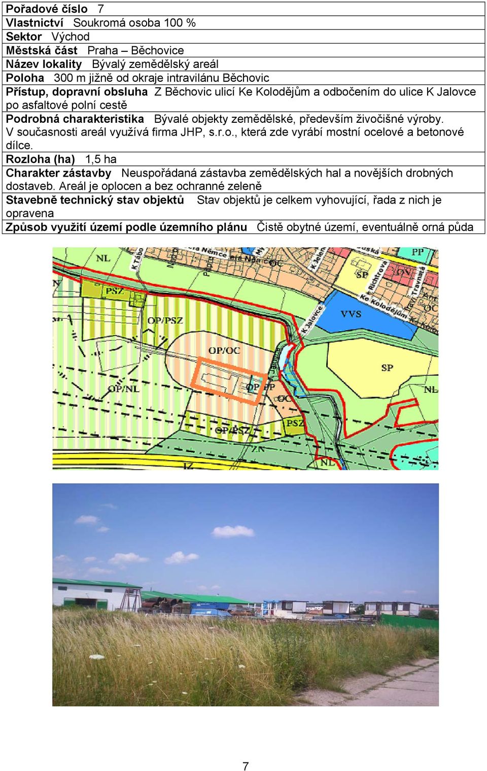 V současnosti areál využívá firma JHP, s.r.o., která zde vyrábí mostní ocelové a betonové dílce.