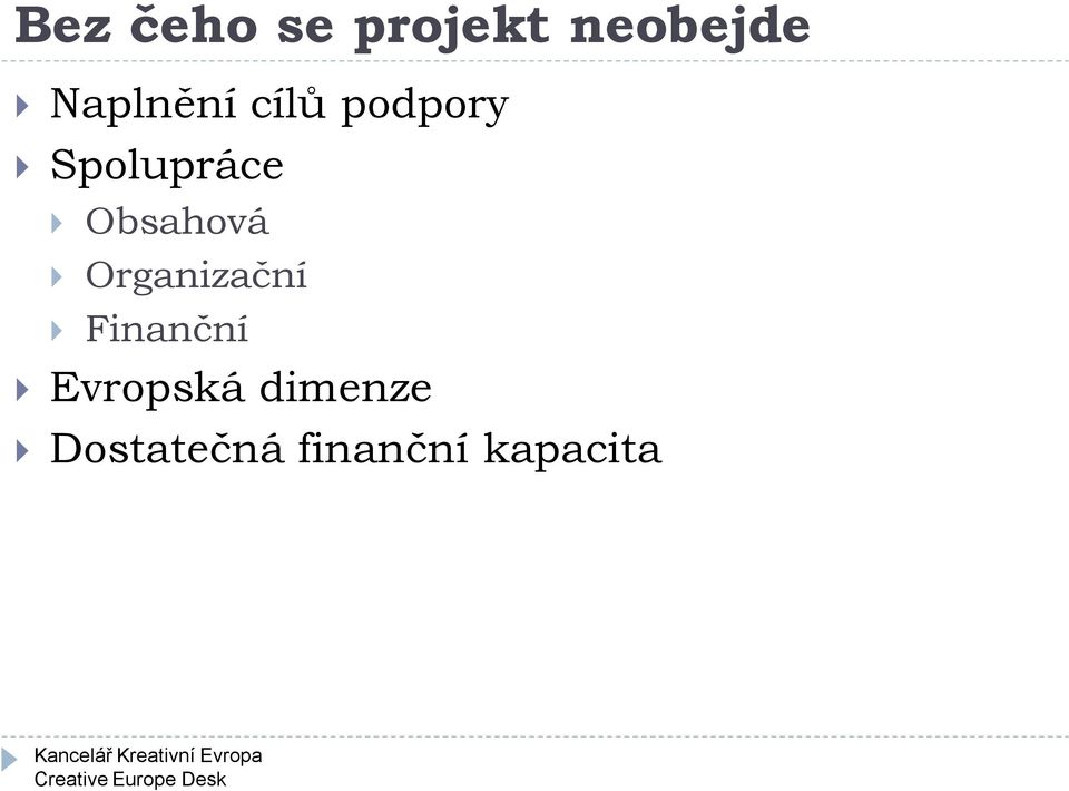 Obsahová Organizační Finanční