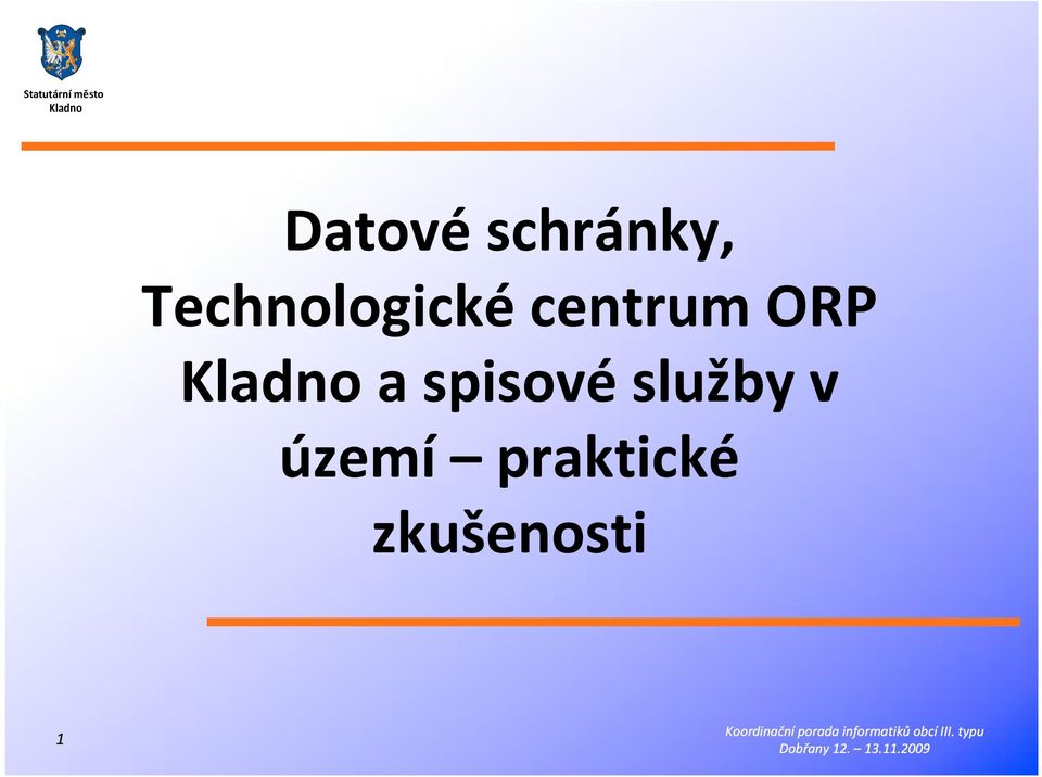 ORP a spisové služby v