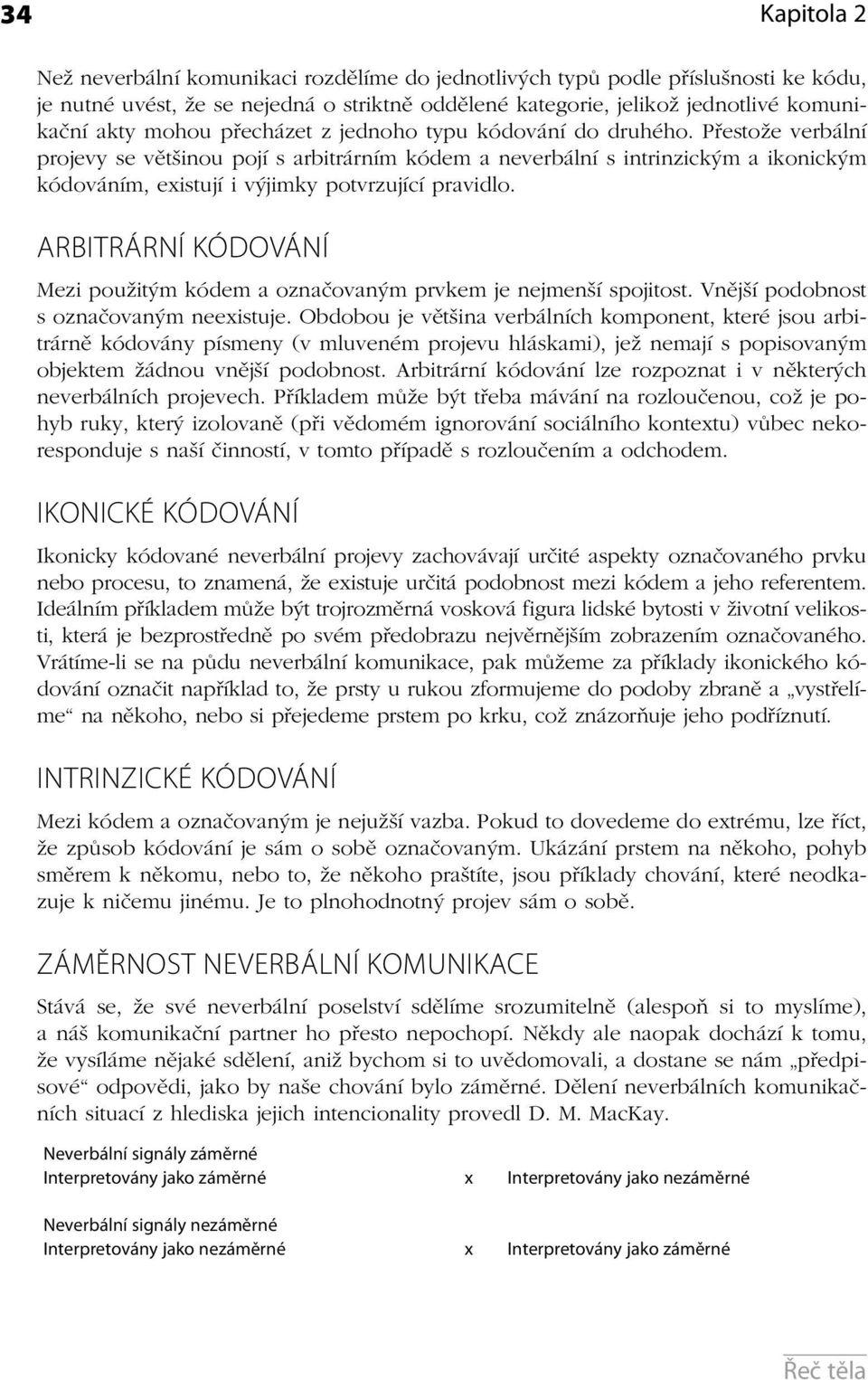 Přestože verbální projevy se většinou pojí s arbitrárním kódem a neverbální s intrinzickým a ikonickým kódováním, existují i výjimky potvrzující pravidlo.