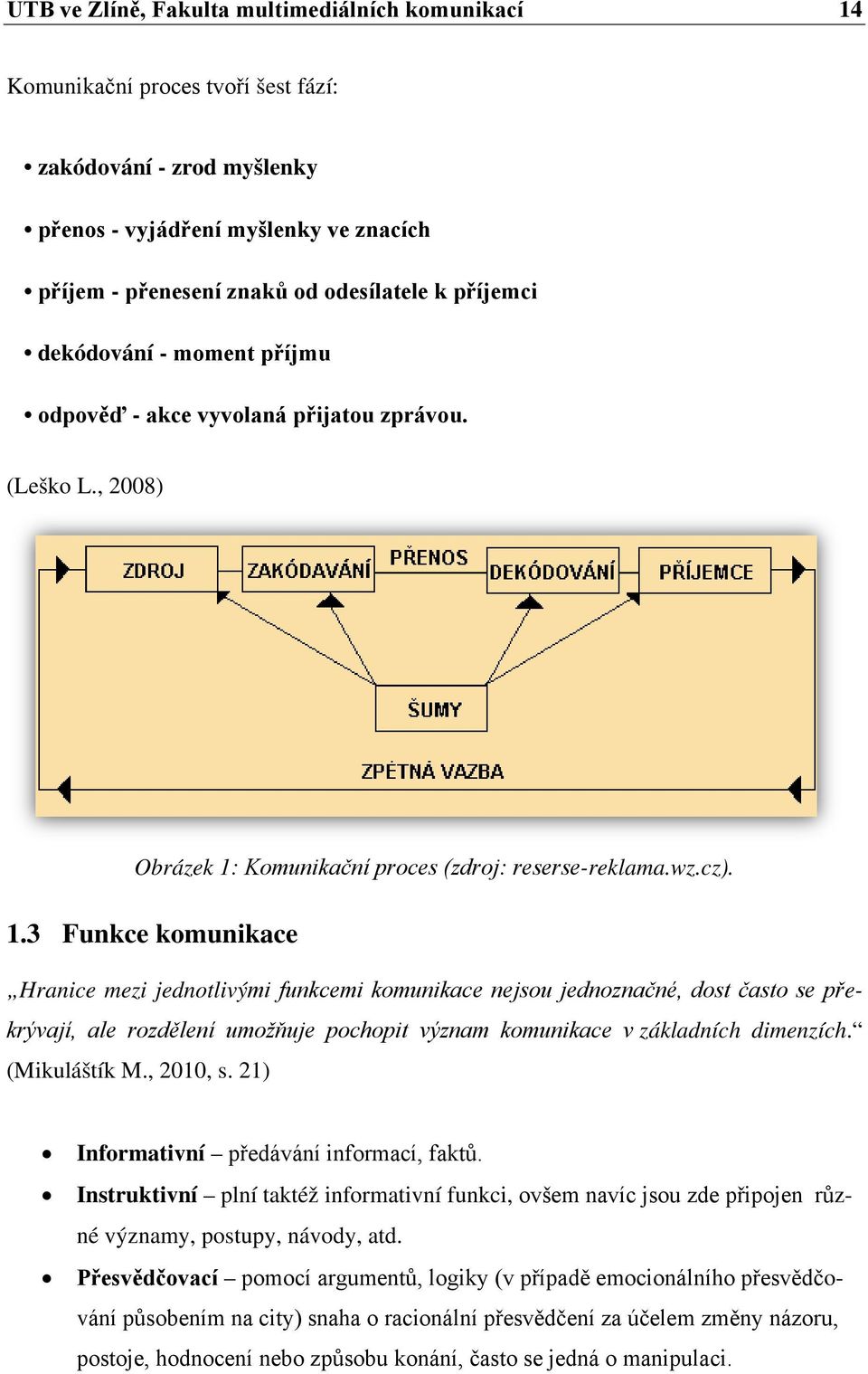 Komunikační proces (zdroj: reserse-reklama.wz.cz). 1.