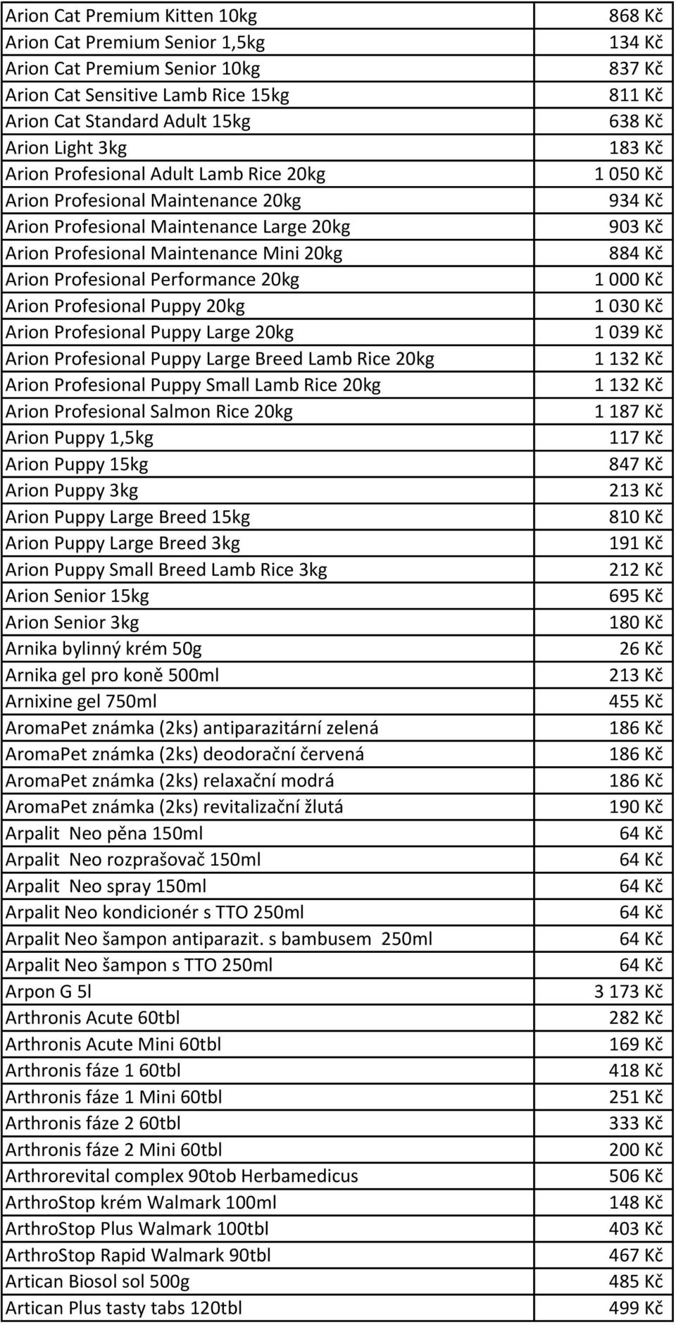 Arion Profesional Puppy Large 20kg Arion Profesional Puppy Large Breed Lamb Rice 20kg Arion Profesional Puppy Small Lamb Rice 20kg Arion Profesional Salmon Rice 20kg Arion Puppy 1,5kg Arion Puppy