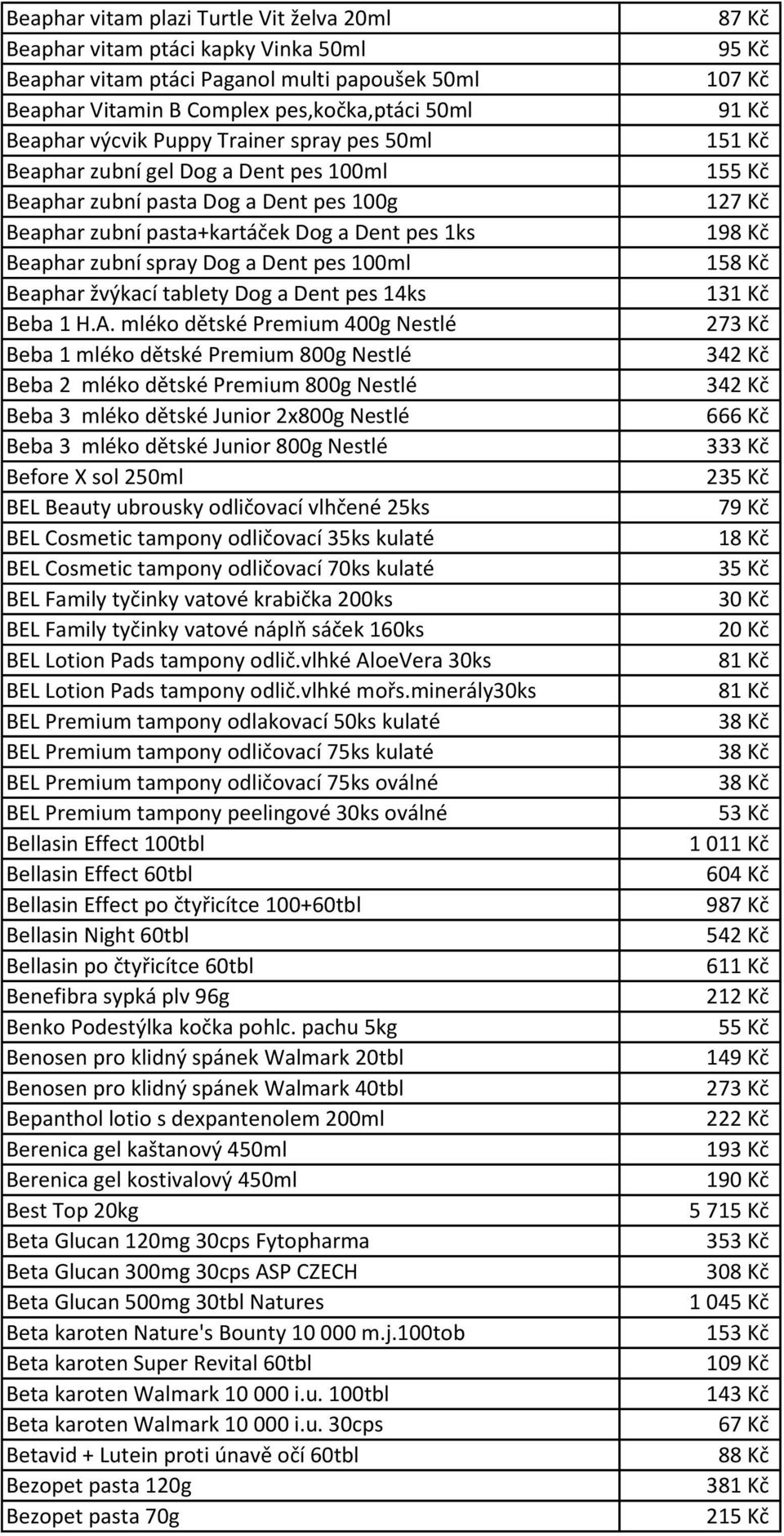 žvýkací tablety Dog a Dent pes 14ks Beba 1 H.A.