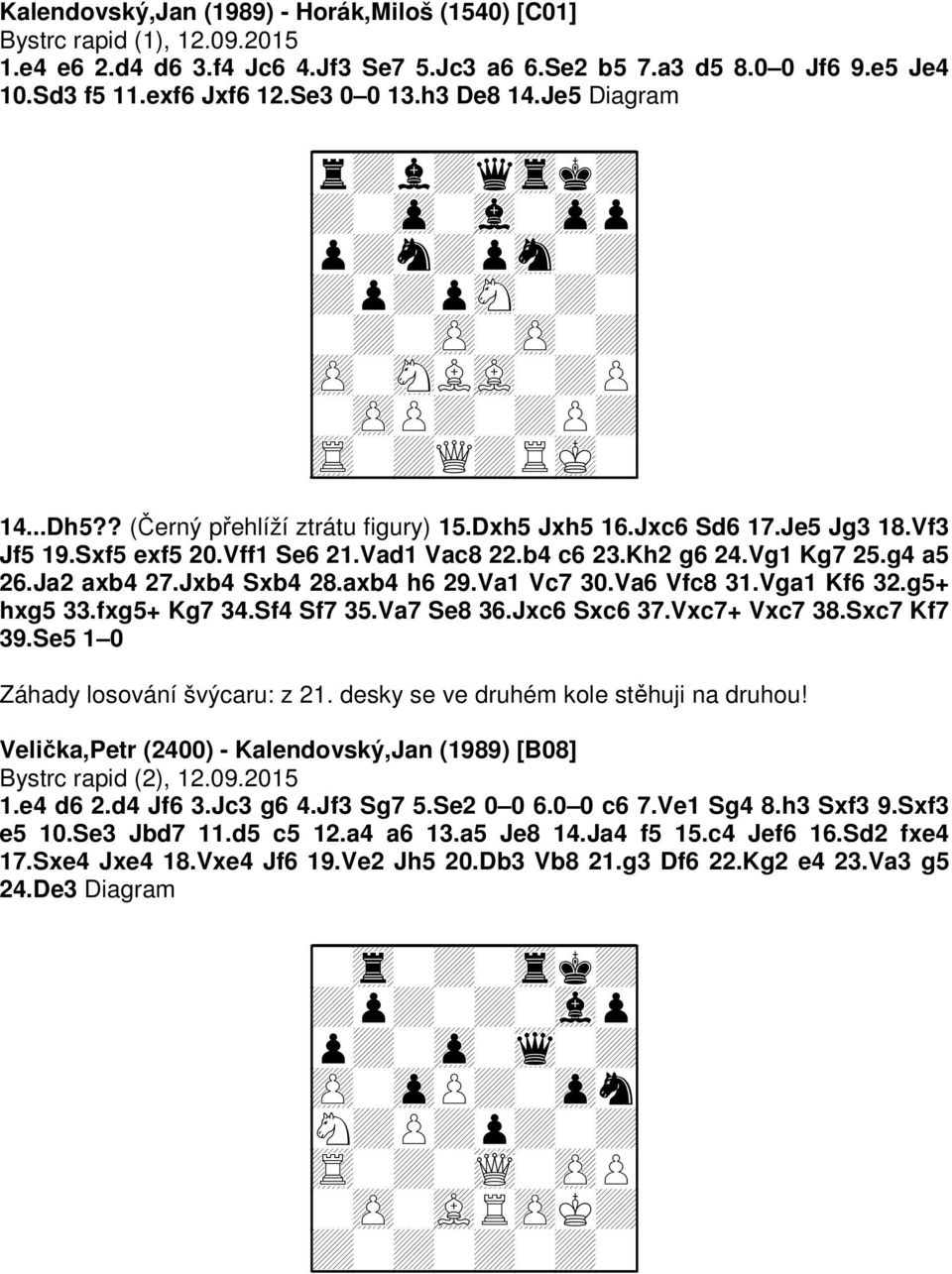 Kh2 g6 24.Vg1 Kg7 25.g4 a5 26.Ja2 axb4 27.Jxb4 Sxb4 28.axb4 h6 29.Va1 Vc7 30.Va6 Vfc8 31.Vga1 Kf6 32.g5+ hxg5 33.fxg5+ Kg7 34.Sf4 Sf7 35.Va7 Se8 36.Jxc6 Sxc6 37.Vxc7+ Vxc7 38.Sxc7 Kf7 39.