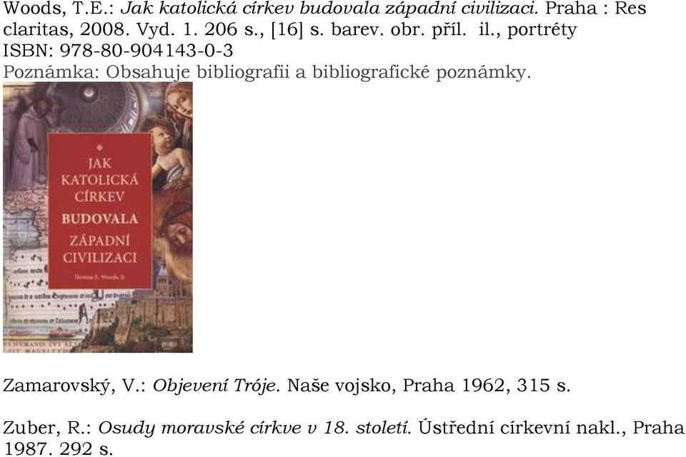 , portréty ISBN: 978-80-904143-0-3 Poznámka: Obsahuje bibliografii a bibliografické poznámky.