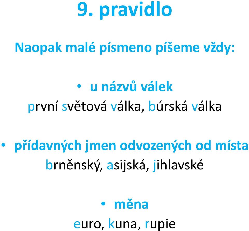 válka přídavných jmen odvozených od místa