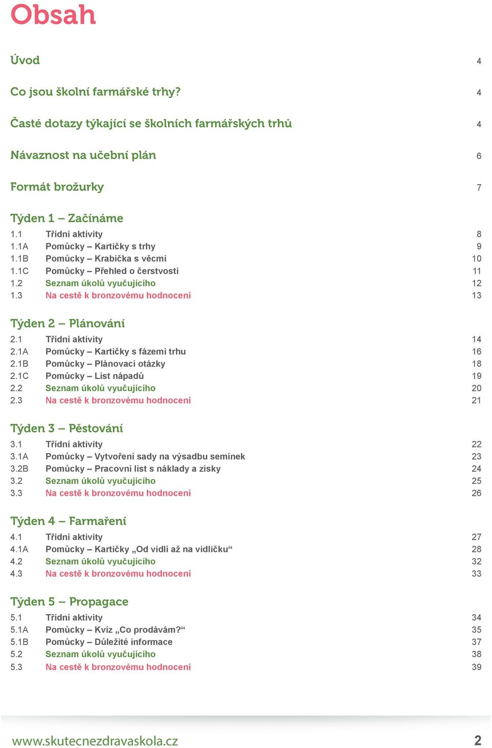 1 Třídní aktivity 14 2.1A Pomůcky Kartičky s fázemi trhu 16 2.1B Pomůcky Plánovací otázky 18 2.1C Pomůcky List nápadů 19 2.2 Seznam úkolů vyučujícího 20 2.