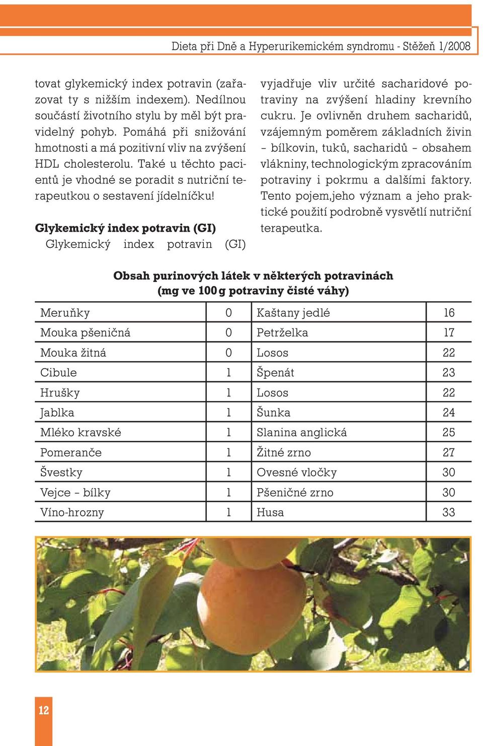 Glykemický index potravin (GI) Glykemický index potravin (GI) vyjadřuje vliv určité sacharidové potraviny na zvýšení hladiny krevního cukru.