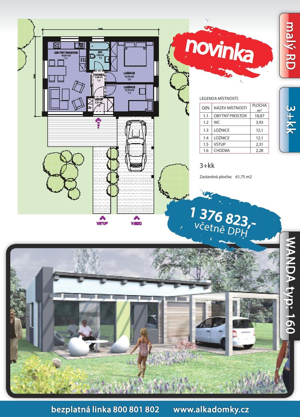 4 LOŽNICE 12,1 1.5 VSTUP 2,31 1.