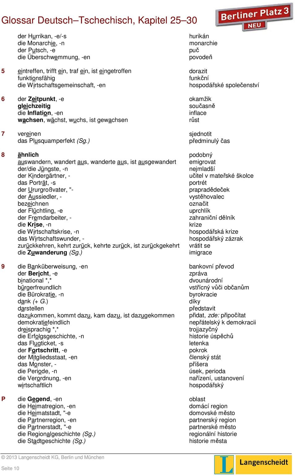 ) 8 ähnlich auswandern, wandert aus, wanderte aus, ist ausgewandert der/die Jüngste, -n der Kindergärtner, - das Porträt, -s der Ururgroßvater, "- der Aussiedler, - bezeichnen der Flüchtling, -e der