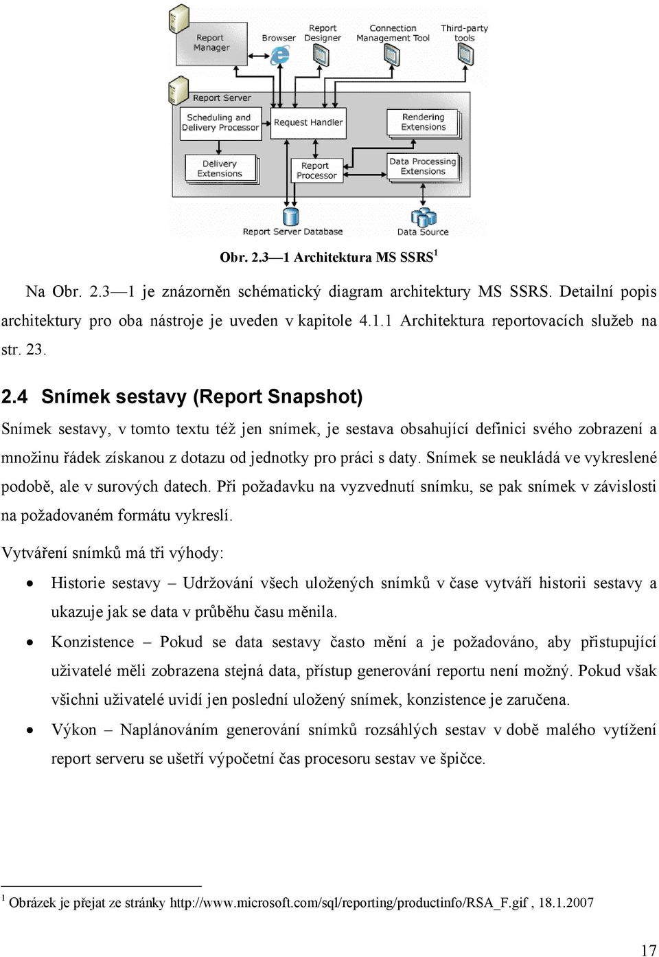 Snímek se neukládá ve vykreslené podobě, ale v surových datech. Při požadavku na vyzvednutí snímku, se pak snímek v závislosti na požadovaném formátu vykreslí.