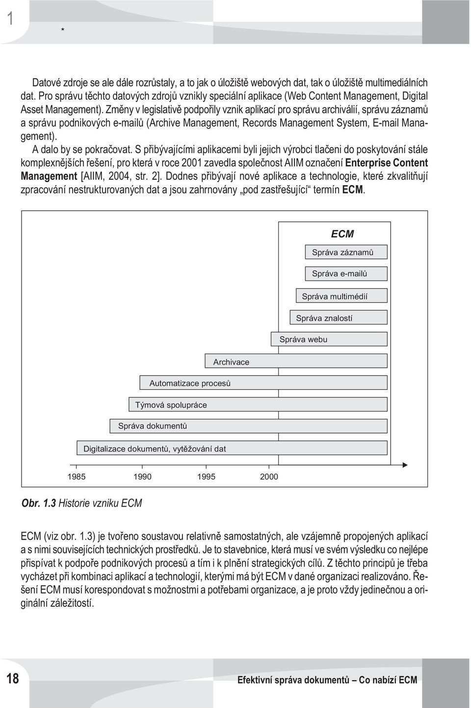 Zmìny v legislativì podpoøily vznik aplikací pro správu archiválií, správu záznamù a správu podnikových e-mailù (Archive Management, Records Management System, E-mail Management).