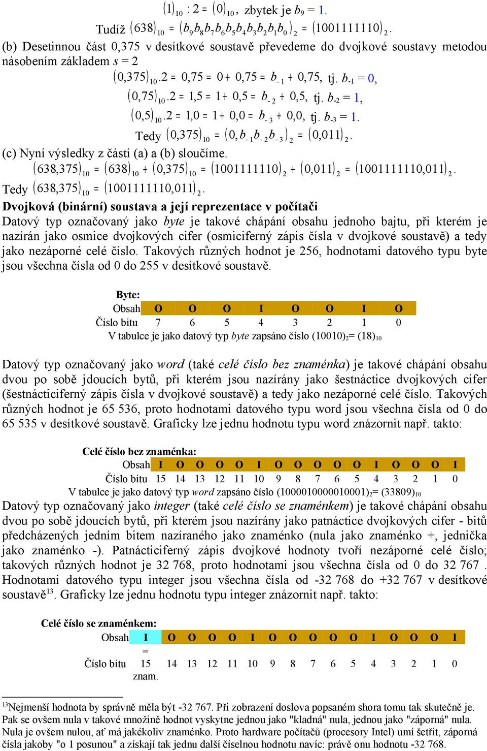 ( 6,75) = ( 6) + (,75) = ( ) + (,) = (,). Tedy ( 6,75) = (,).