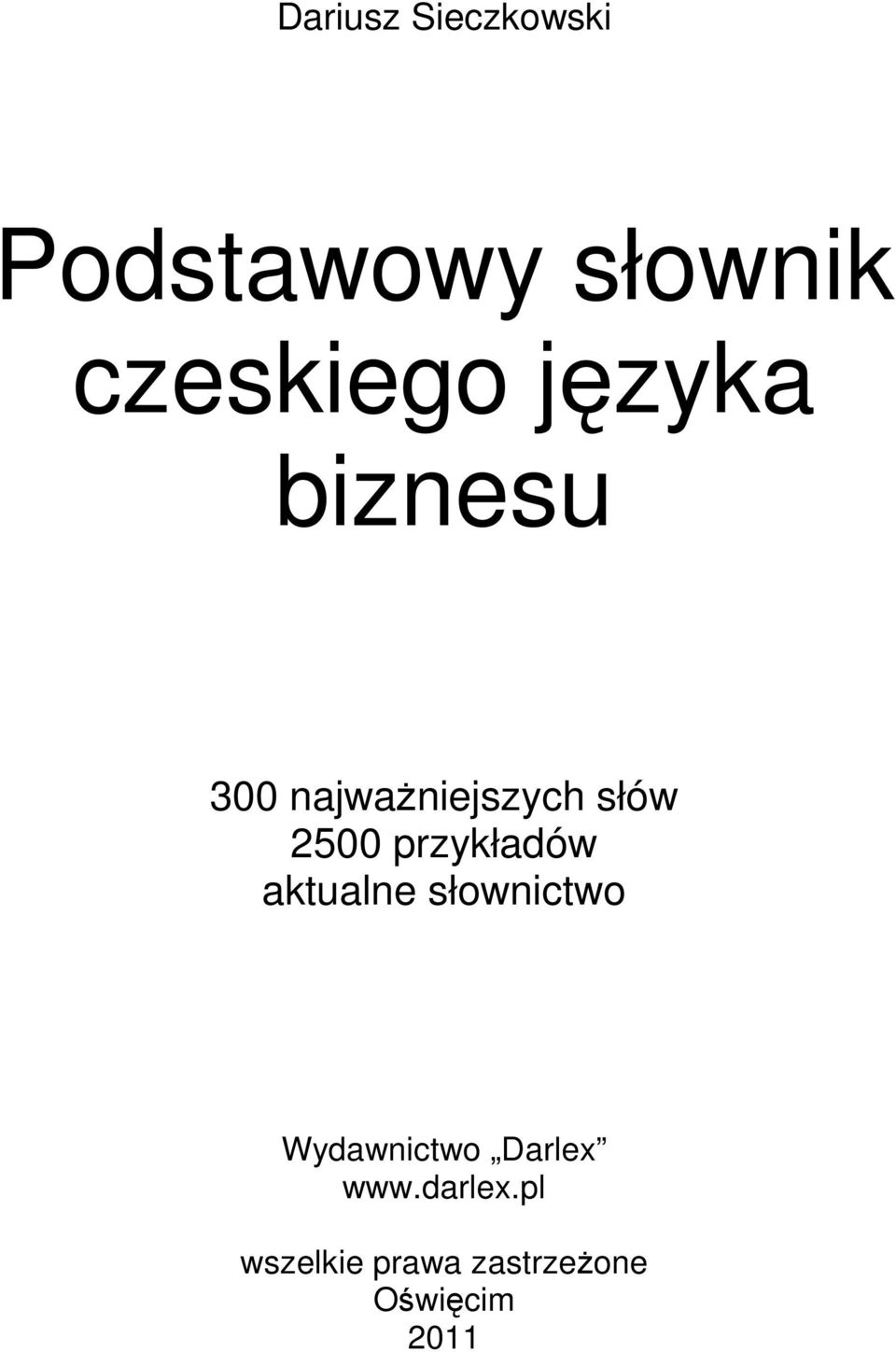 przykładów aktualne słownictwo Wydawnictwo Darlex