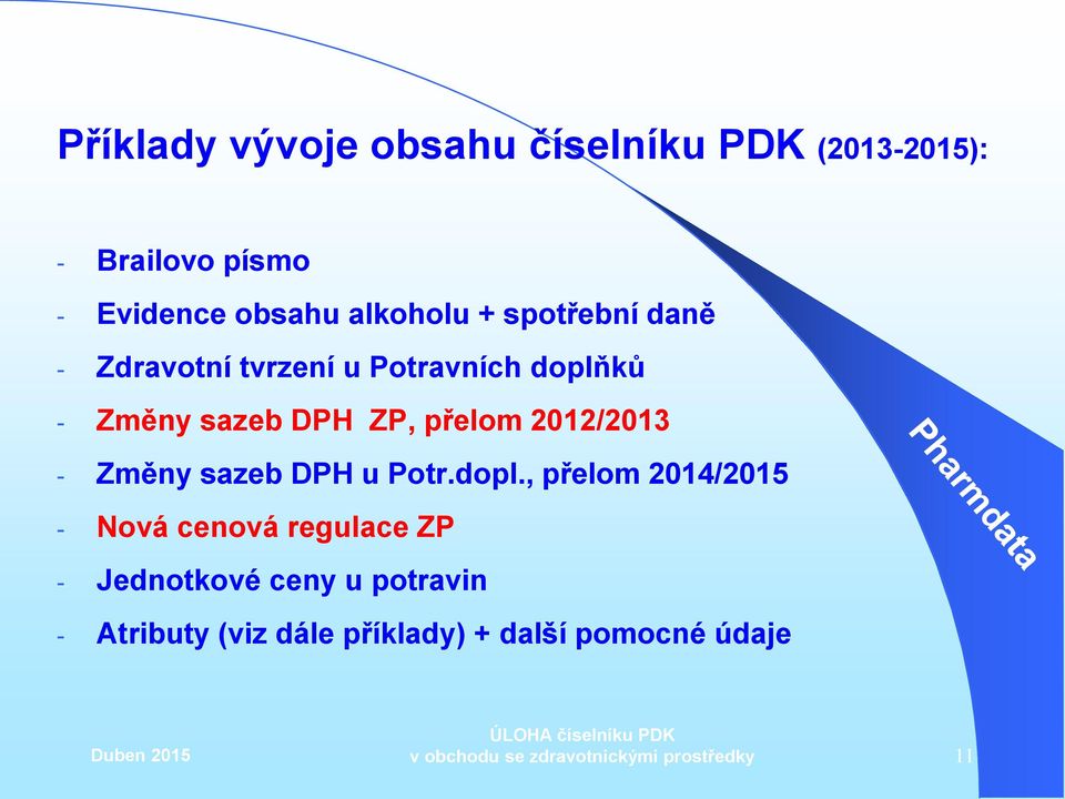 ZP, přelom 2012/2013 - Změny sazeb DPH u Potr.dopl.
