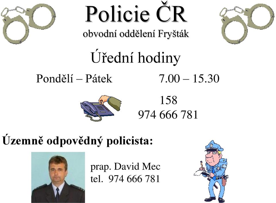 30 Územně odpovědný policista: prap.