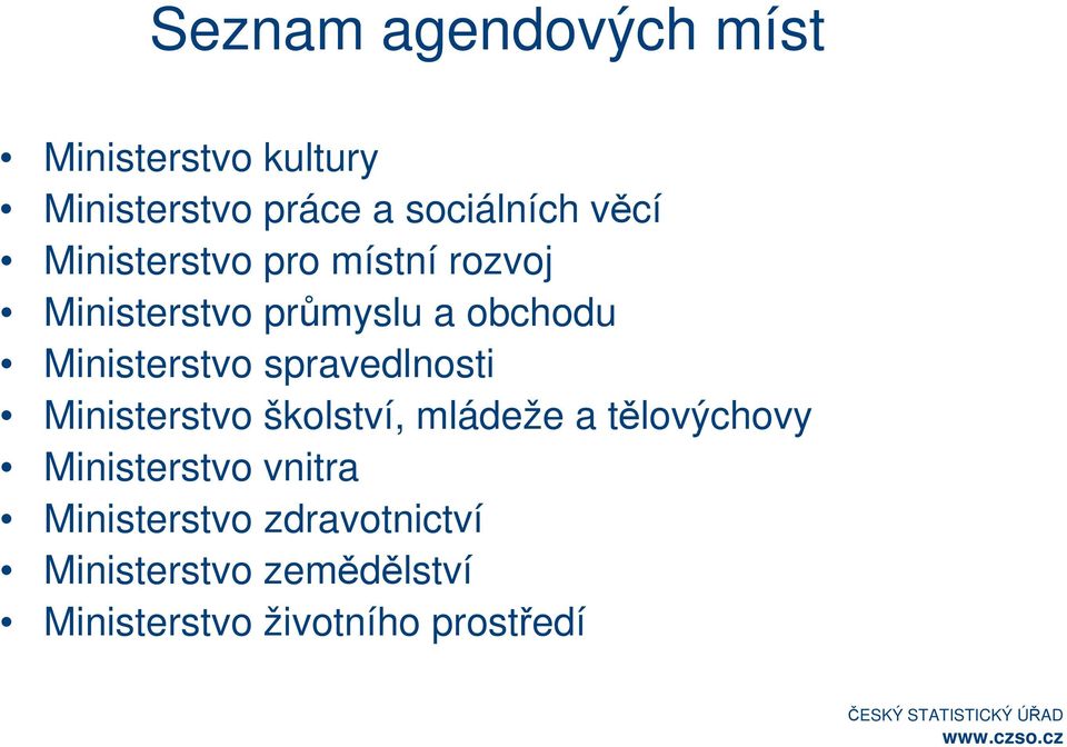 Ministerstvo spravedlnosti Ministerstvo školství, mládeže a tělovýchovy