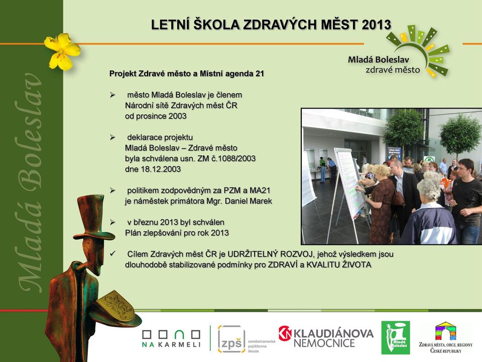 2003 politikem zodpovědným za PZM a MA21 je náměstek primátora Mgr.