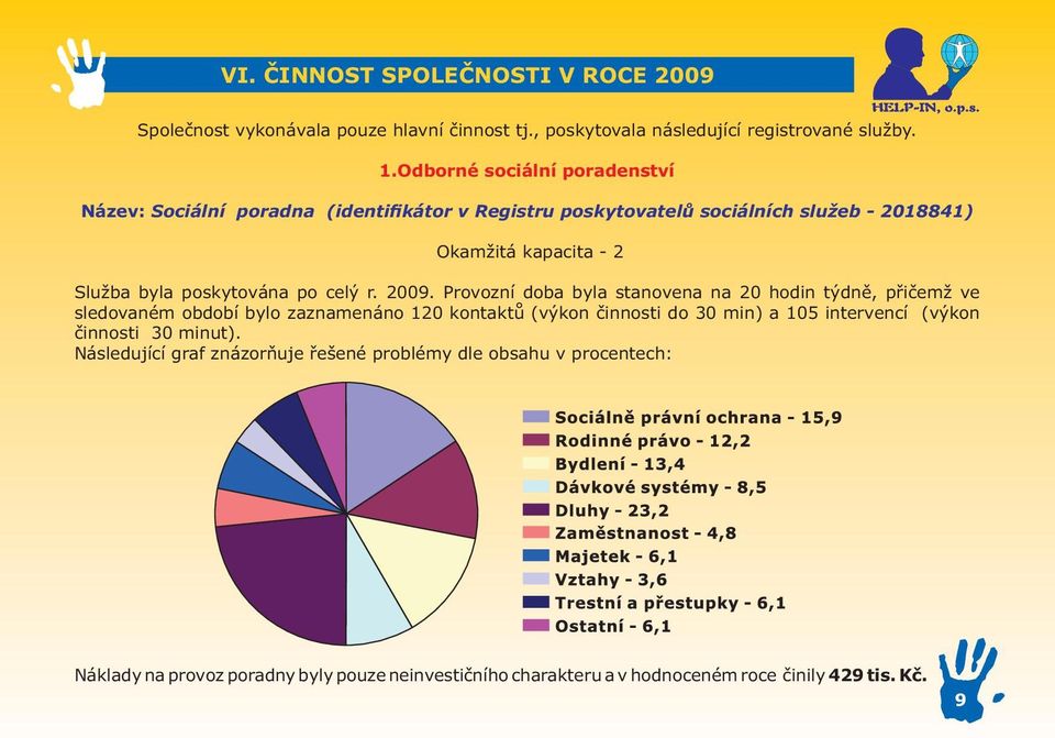 poskytována po celý r. 2009.