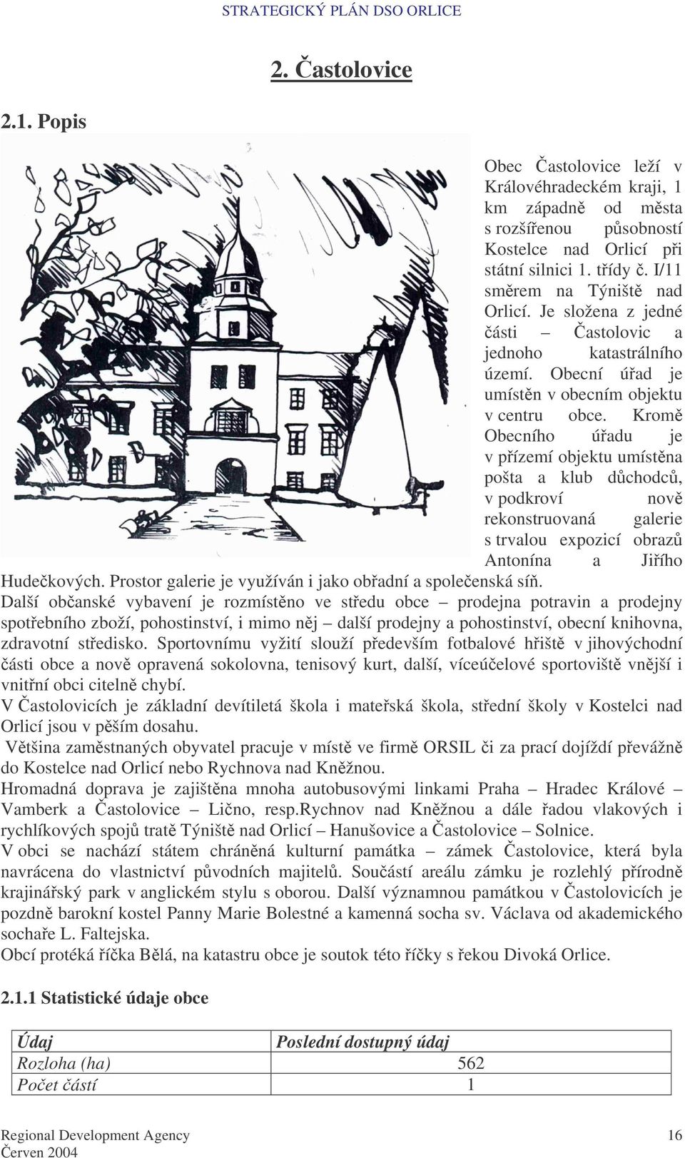 Krom Obecního úadu je v pízemí objektu umístna pošta a klub dchodc, v podkroví nov rekonstruovaná galerie s trvalou expozicí obraz Antonína a Jiího Hudekových.