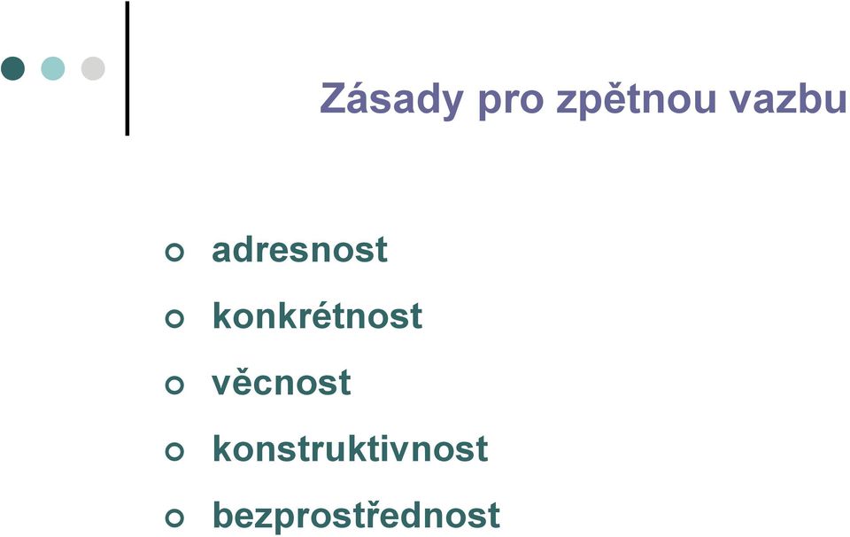 konkrétnost věcnost