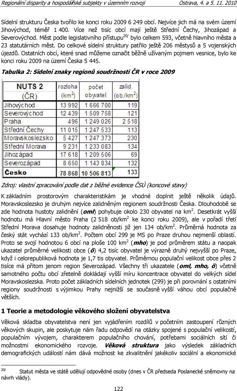 Ostatních obcí, které snad můţeme označit běţně uţívaným pojmem vesnice, bylo ke konci roku 2009 na území Česka 5 445.