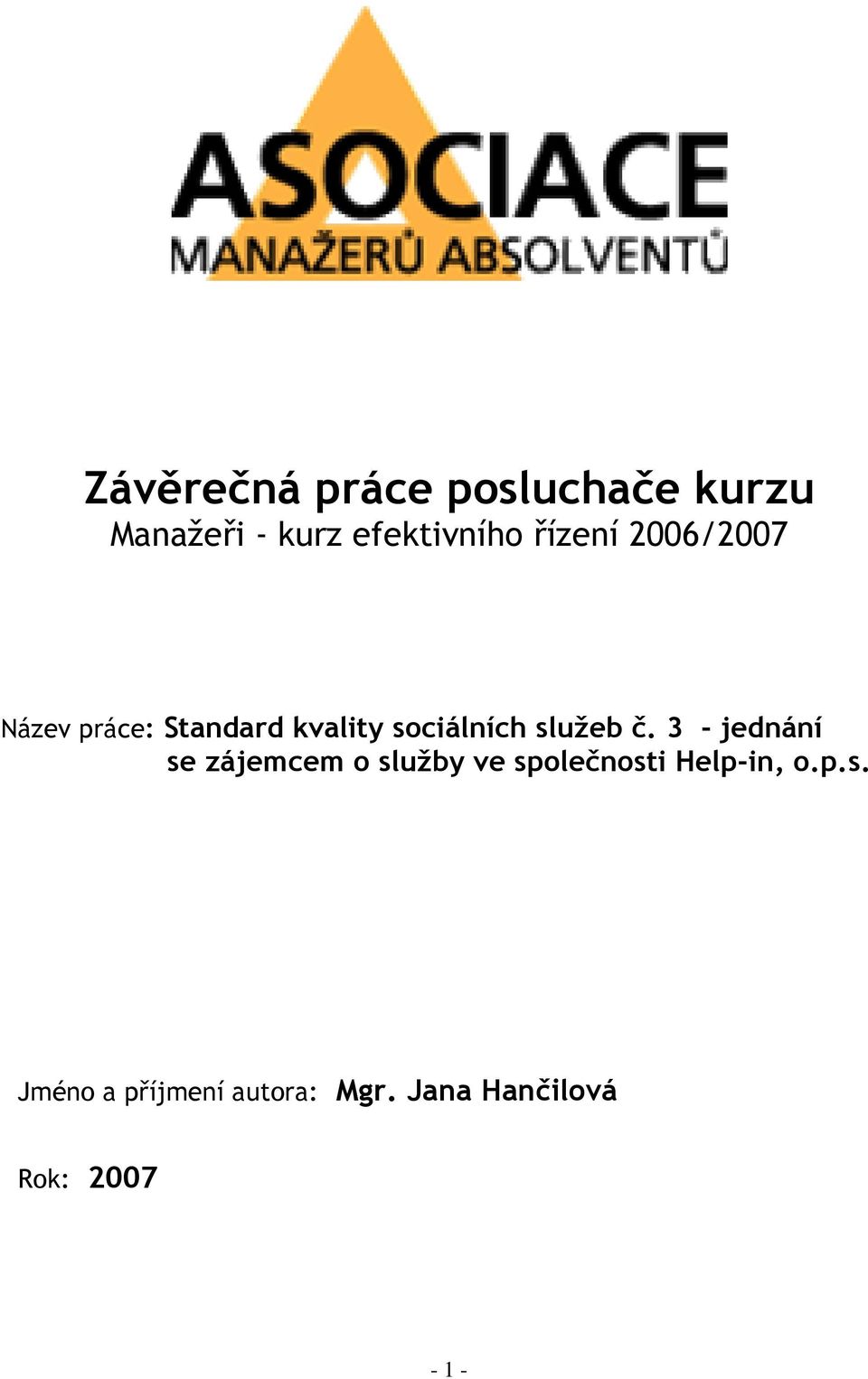 služeb č.