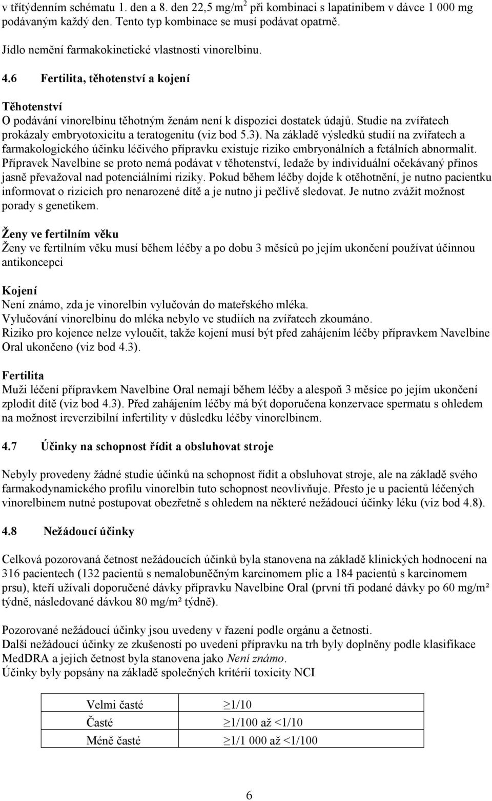 Studie na zvířatech prokázaly embryotoxicitu a teratogenitu (viz bod 5.3).