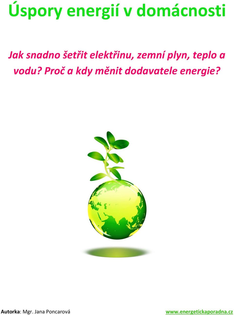 Proč a kdy měnit dodavatele energie?