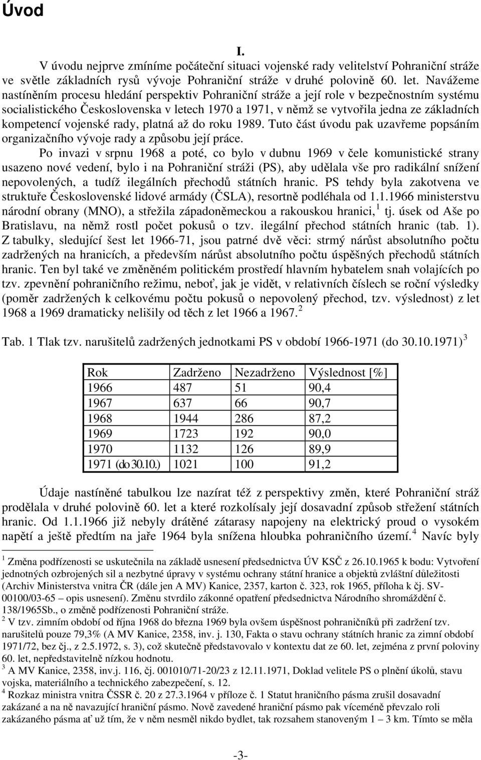 kompetencí vojenské rady, platná až do roku 1989. Tuto část úvodu pak uzavřeme popsáním organizačního vývoje rady a způsobu její práce.