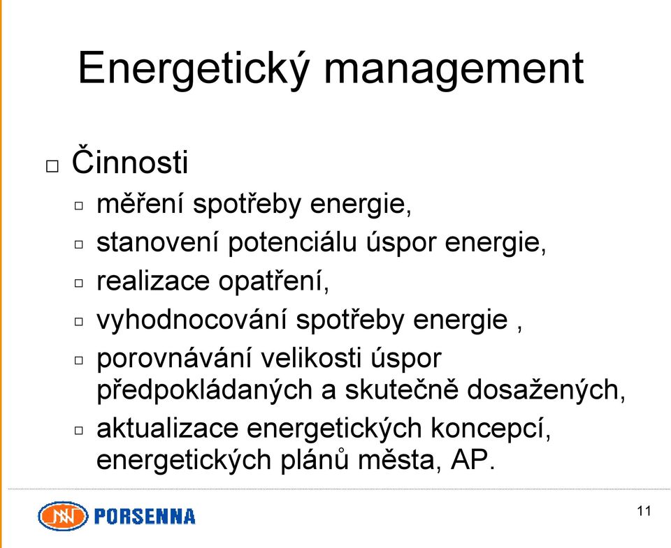 energie, porovnávání velikosti úspor předpokládaných a skutečně