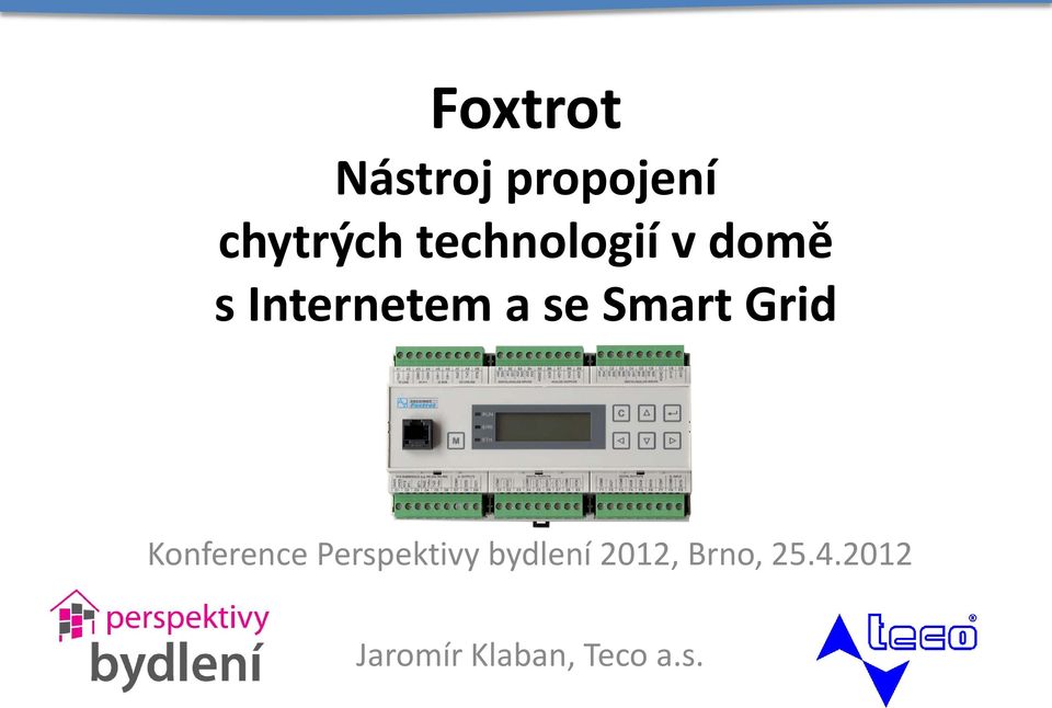 Smart Grid Konference Perspektivy